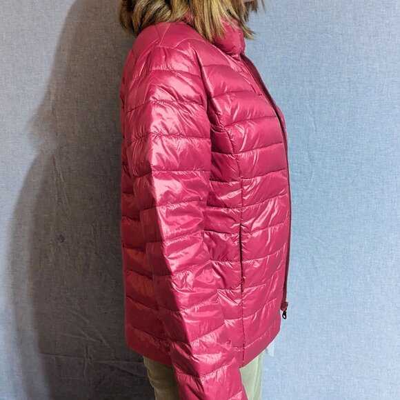 Nuage Sport Lightweight Down Puffer Jacket – Cherry Red – Women’s M – NWT - Picture 4 of 8